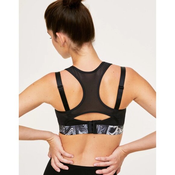 Adore Me Micah HIgh Impact bra 40DD black full coverage wireless - Picture 3 of 12